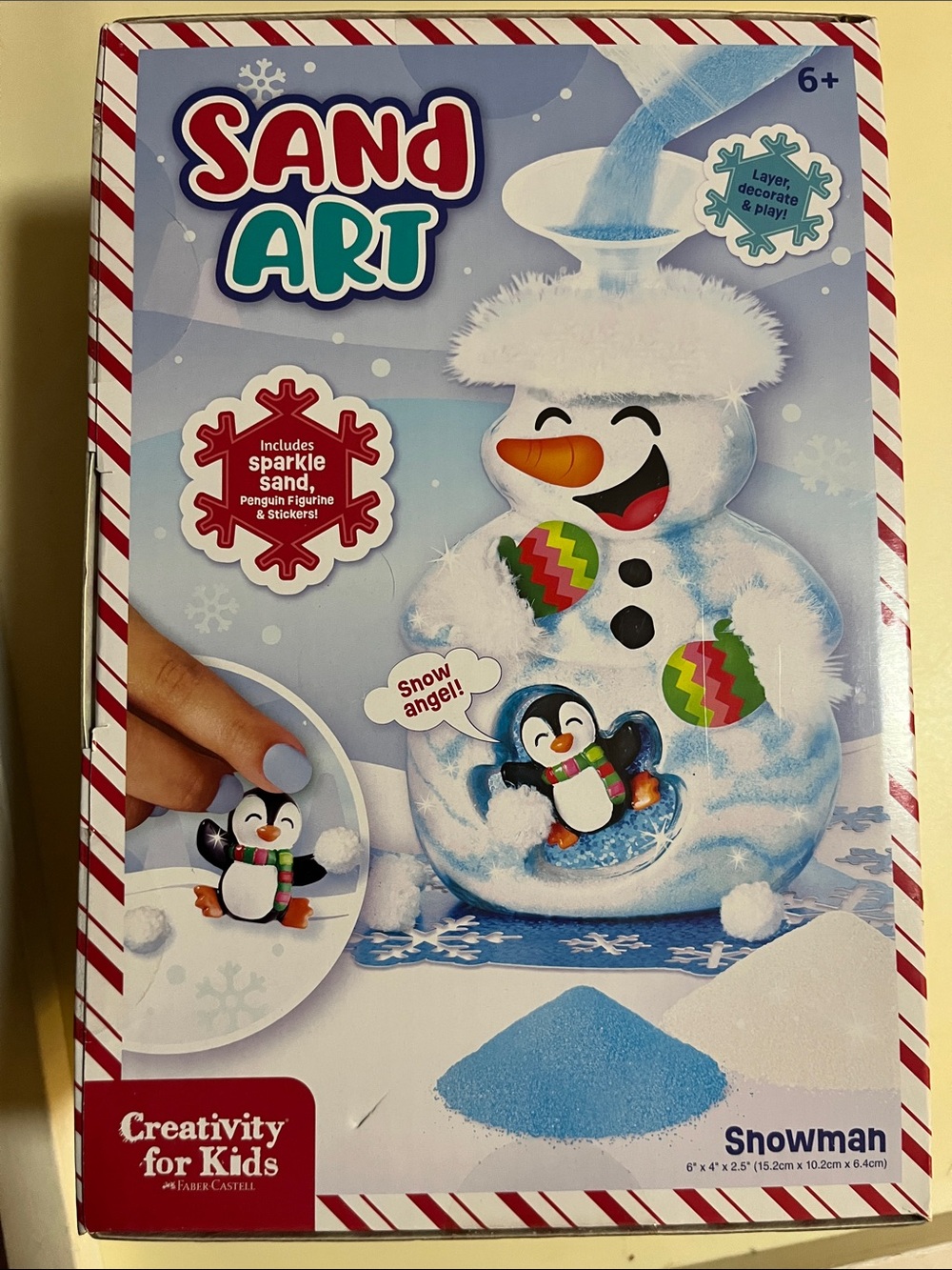 Creativity for Kids Snowman Sand Art Craft Kit